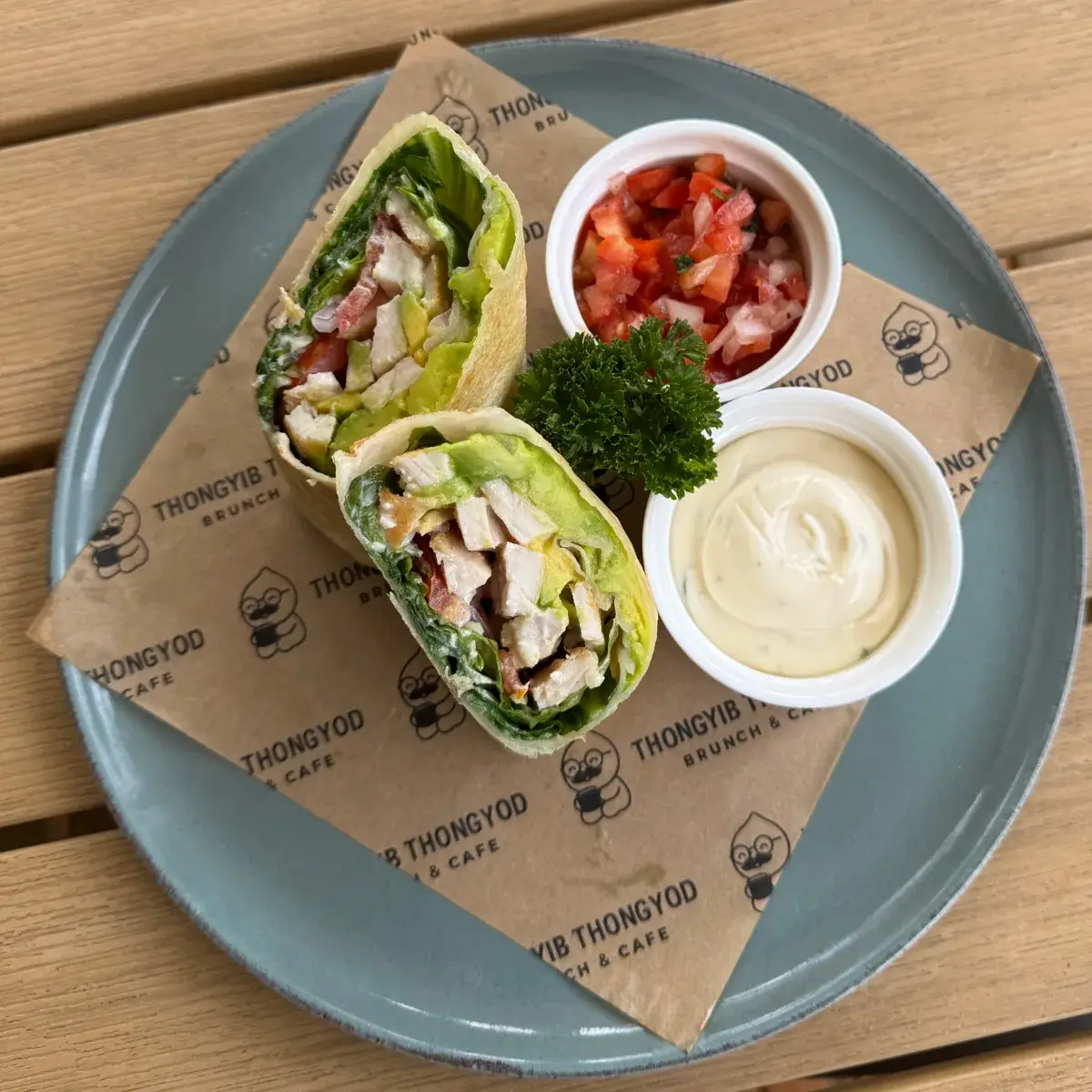 Chicken Avocado Wrap at Thongyib Thongyod Brunch & Cafe, Ao Nang
