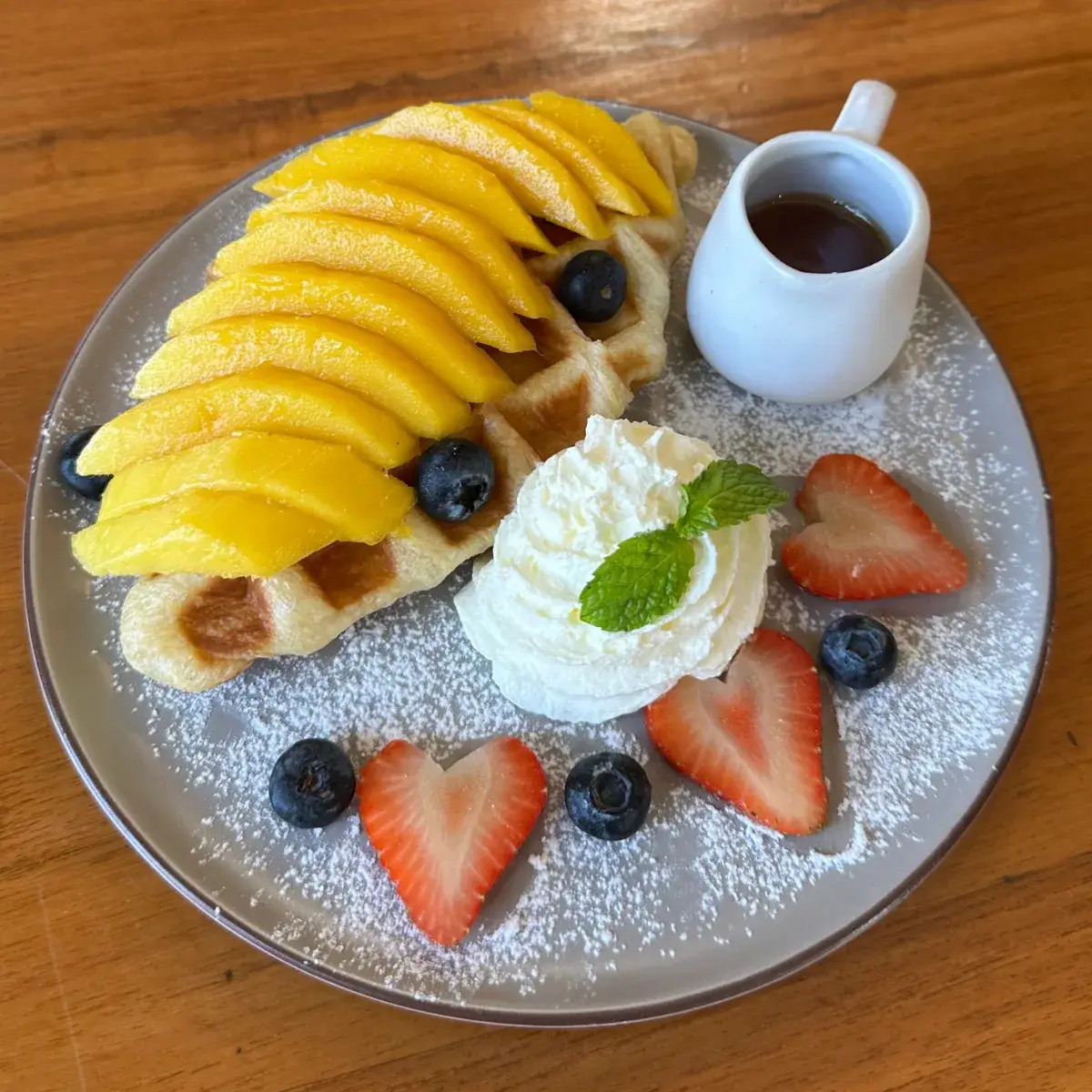 Mango Croffle at Thongyib Thongyod Brunch & Cafe, Ao Nang