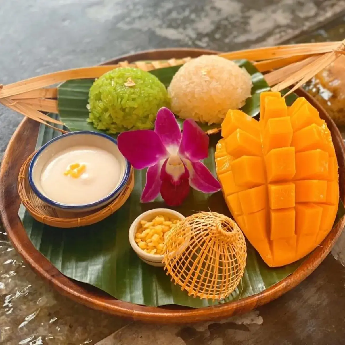 Mango Sticky Rice at Thongyib Thongyod Brunch & Cafe, Ao Nang