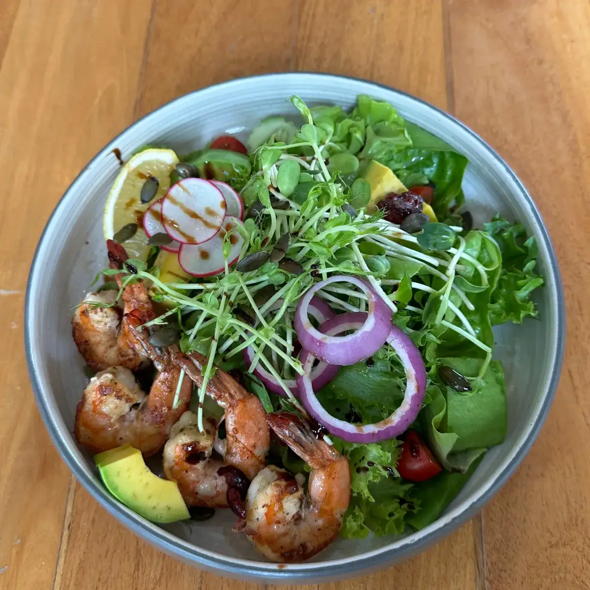 Shrimp Avocado Salad at Thongyib Thongyod Brunch & Cafe, Ao Nang