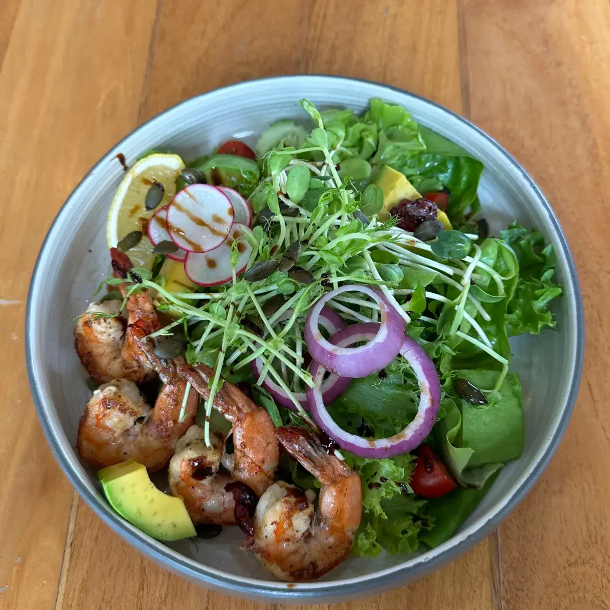 Shrimp Avocado Salad at Thongyib Thongyod Brunch & Cafe, Ao Nang