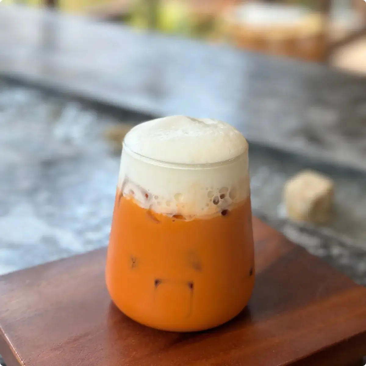 Thai Milk Tea at Thongyib Thongyod Brunch & Cafe, Ao Nang