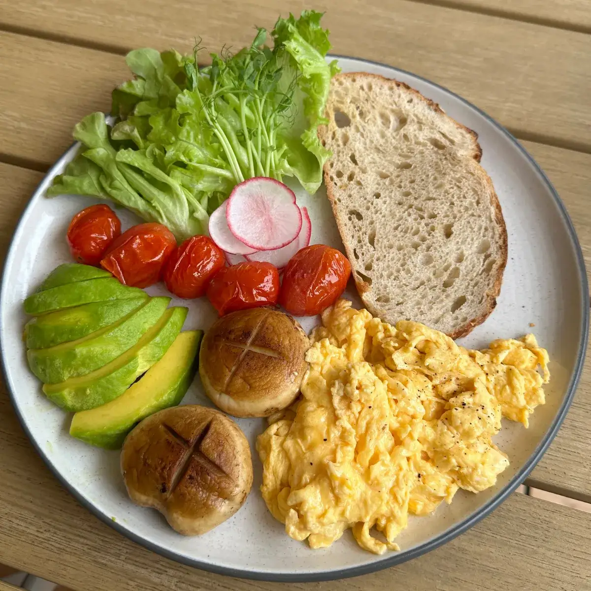 Vegetarian Breakfast Set at Thongyib Thongyod Brunch & Cafe, Ao Nang